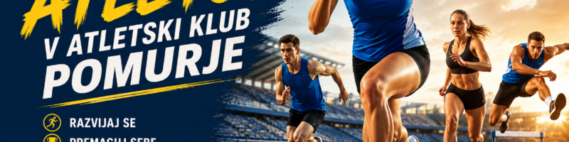 VPIS NOVIH ATLETOV V ATLETSKI KLUB POMURJE